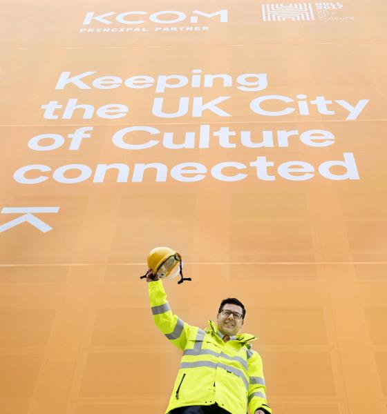 Managing director Gary Young says KCOM will be working to connect Hull during its City of Culture 2017.